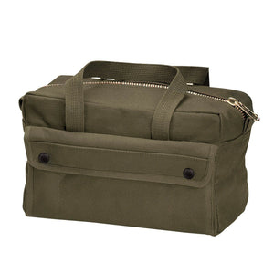 Rothco GI Type Mechanics Tool Bag with Brass Zipper – Heavyweight Canvas Gear Bag