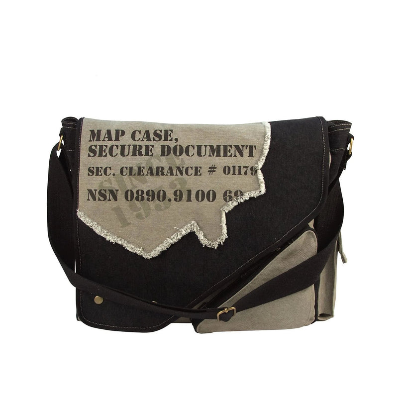Rothco Vintage Canvas Two-Tone Imprinted Map Bag | Luminary Global