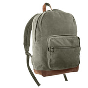 Rothco Vintage Canvas Teardrop Backpack with Leather Accents | Luminary Global