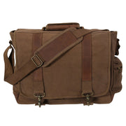 Rothco Vintage Canvas Pathfinder Laptop Bag With Leather Accents | Luminary Global