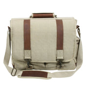 Rothco Vintage Canvas Pathfinder Laptop Bag With Leather Accents | Luminary Global