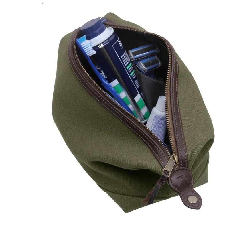 Rothco Canvas & Leather Travel Kit