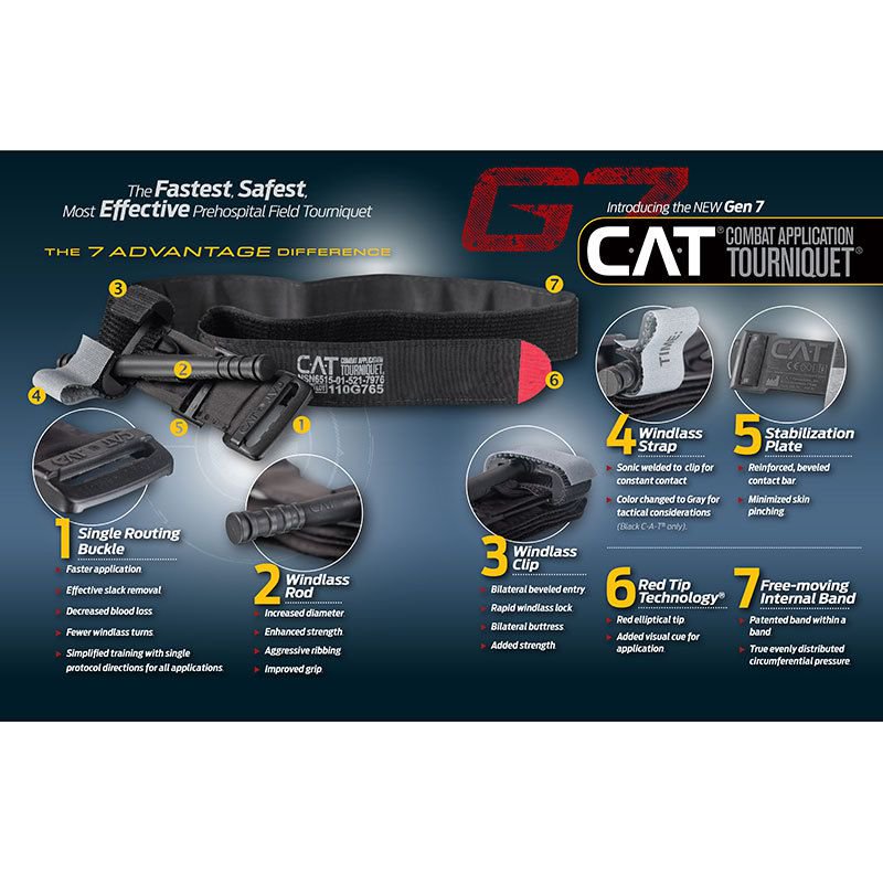 CAT Tourniquet GEN7 - Elite First Aid, Inc.