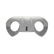 Rothco Steel Nickel Plated Thumbcuffs Single and Double Lock Mechanism