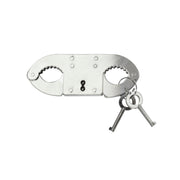Rothco Steel Nickel Plated Thumbcuffs Single and Double Lock Mechanism