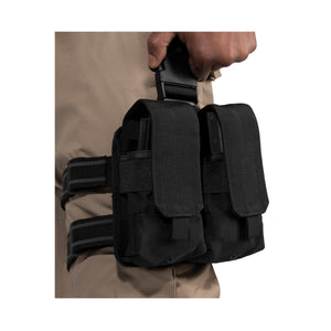 Rothco Drop Leg Double Mag Pouch – High-Capacity Tactical Thigh Rig