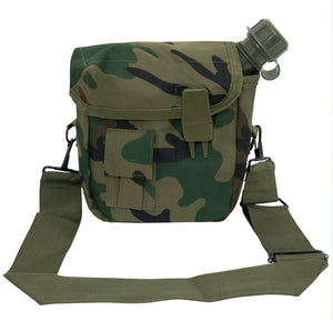 Rothco G.I. Type Enhanced Nylon 2qt Bladder Canteen Cover – Insulated Tactical Carrier