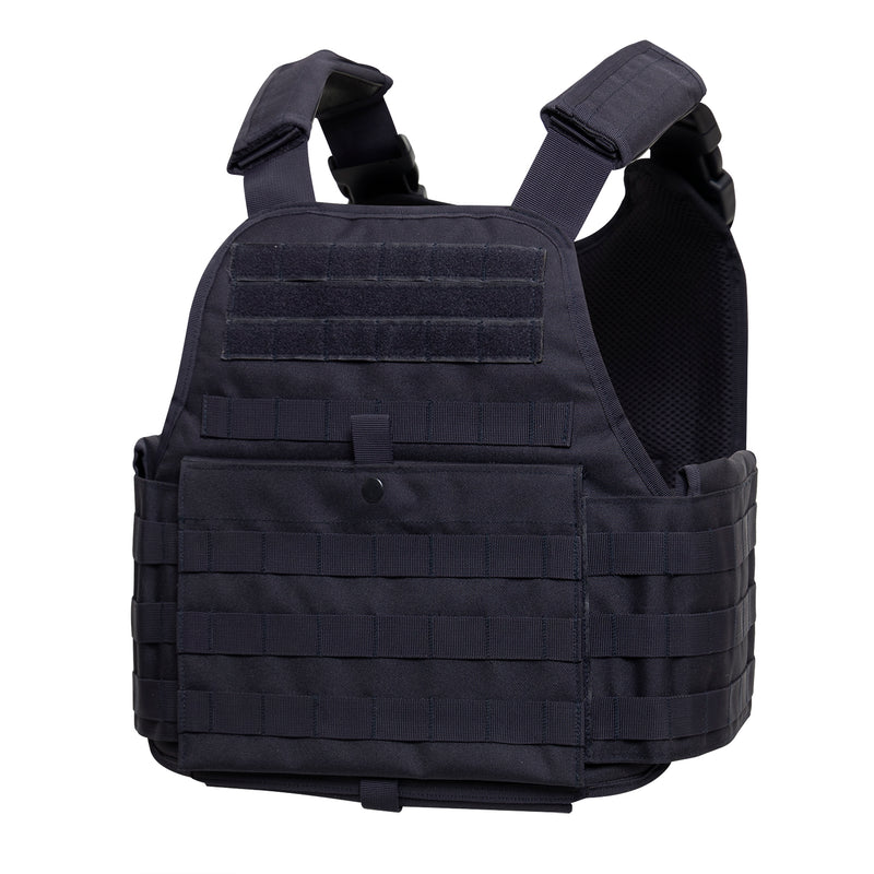 Rothco MOLLE Plate Carrier Vest Midnight Navy Blue