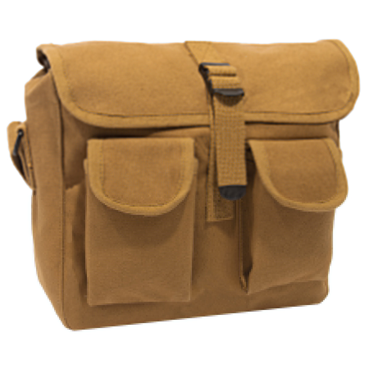 Rothco Two-Tone Canvas Duffle Bag With Brown Bottom