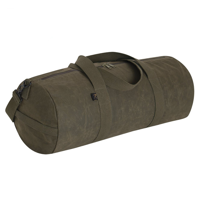 Rothco Waxed Canvas Shoulder Duffle Bag - 24 Inch OD