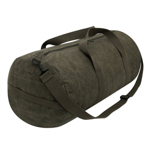 Rothco Waxed Canvas Shoulder Duffle Bag – 24” Water-Resistant Travel Bag