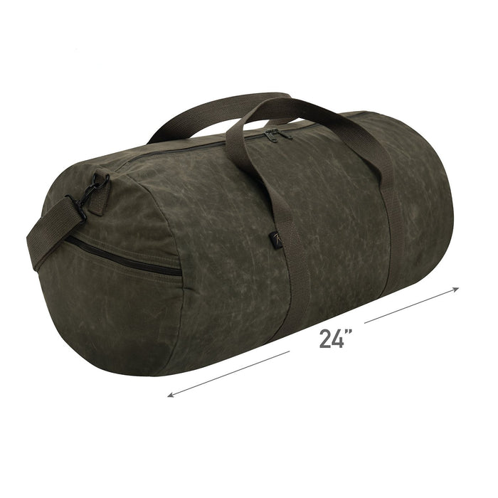 Canvas Equipment Bag | Round Duffel Bag | Legendary USA