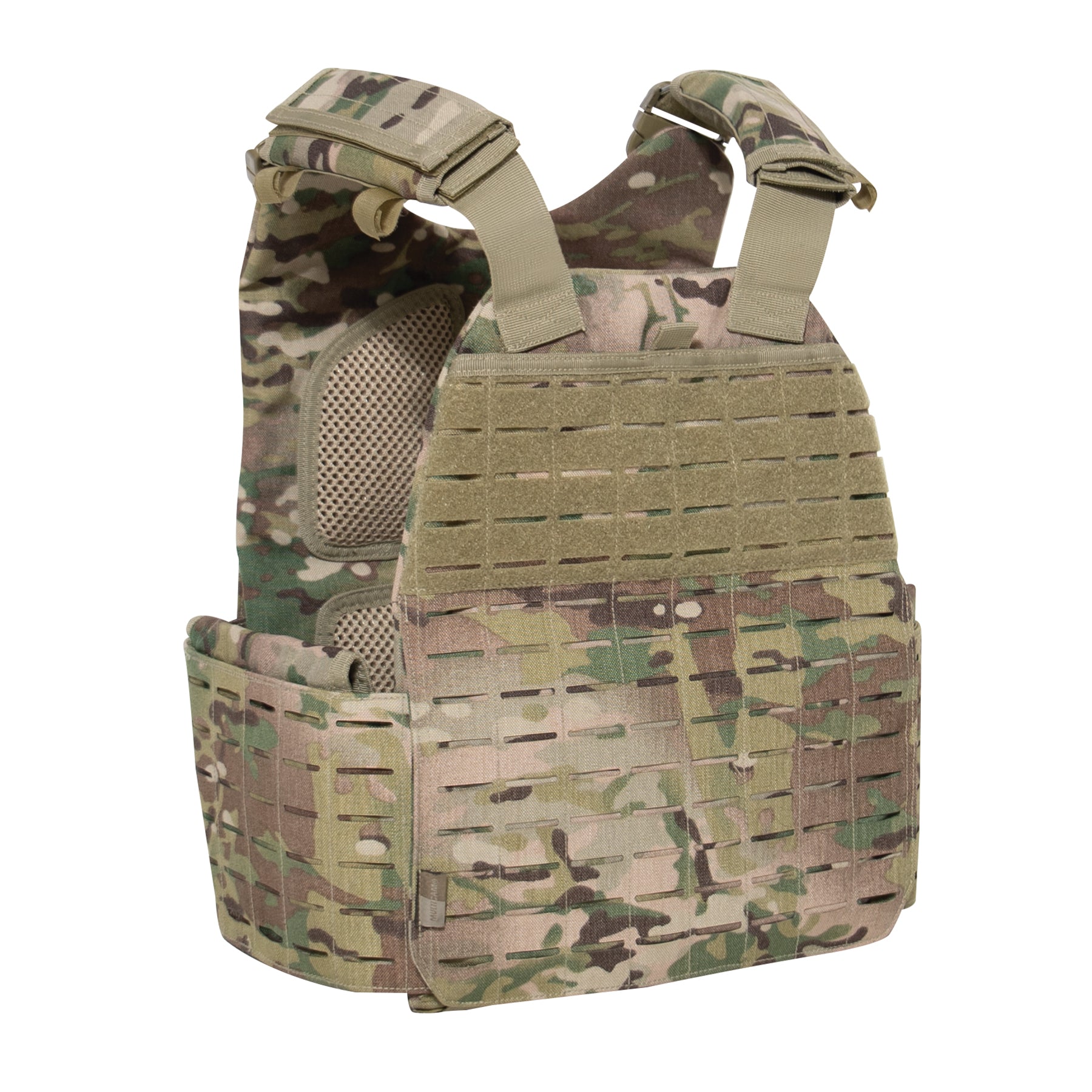 Rothco Laser Cut MOLLE Plate Carrier Vest – Lightweight Tactical