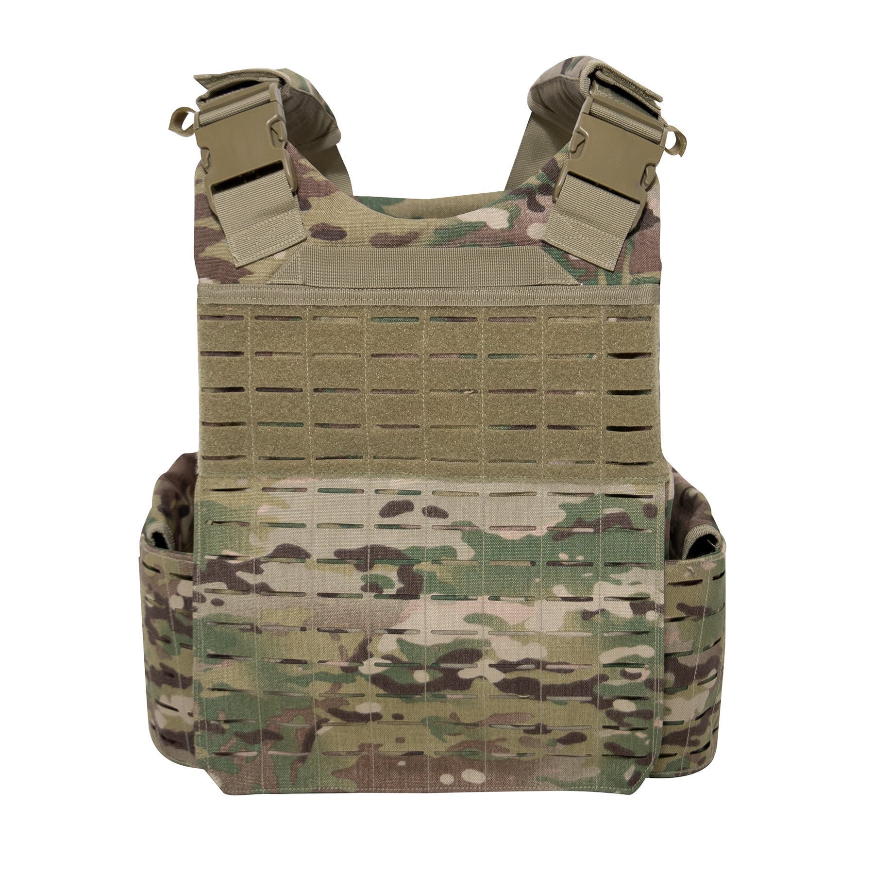 Rothco Laser Cut MOLLE Plate Carrier Vest – Lightweight Tactical