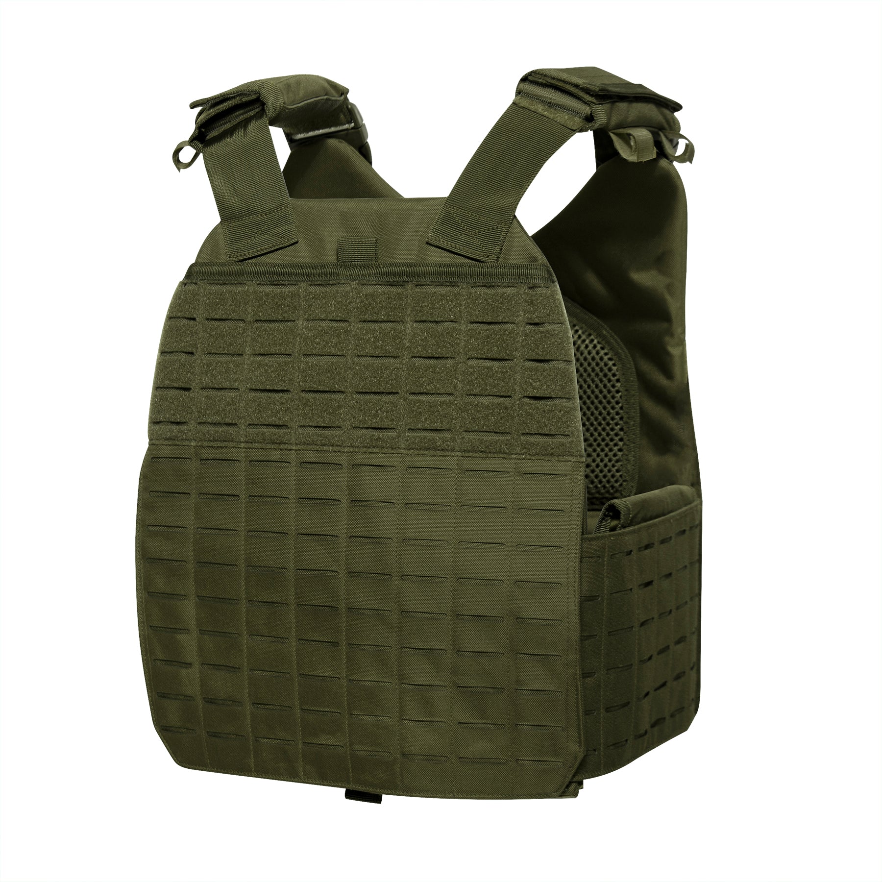 Rothco Laser Cut MOLLE Plate Carrier Vest – Lightweight Tactical