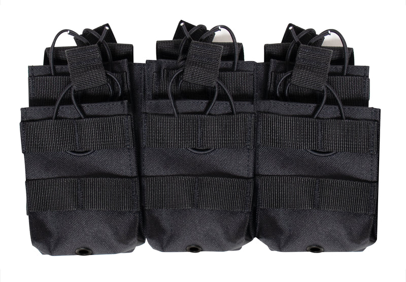 Rothco MOLLE Open Top Six Rifle Mag Pouch