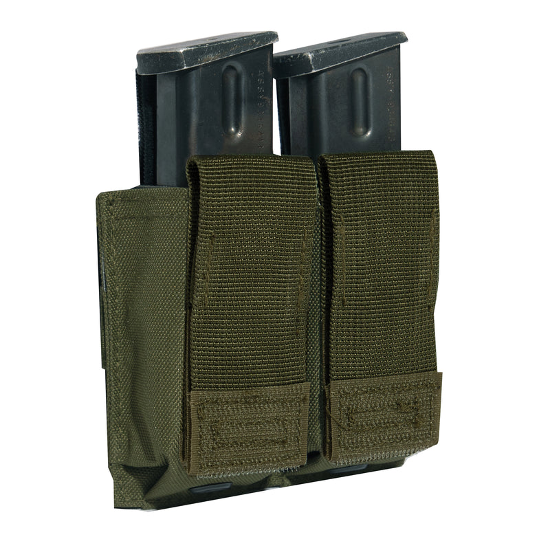 Rothco Molle Double Pistol Mag Pouch with Insert