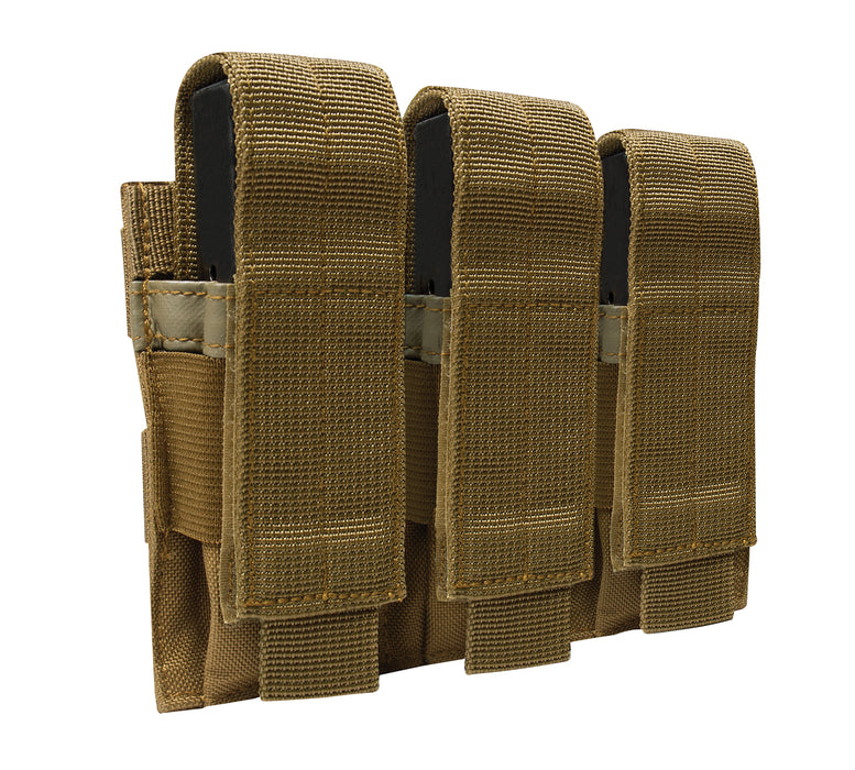 Rothco MOLLE Triple Pistol Mag Pouch