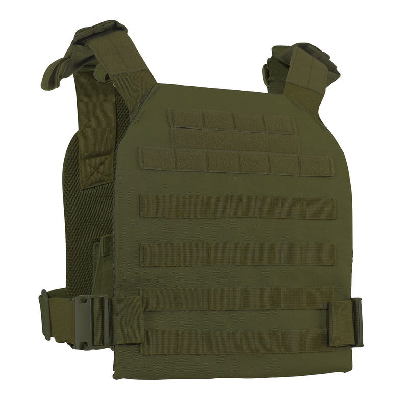 Rothco Low Profile Plate Carrier: MOLLE Vest, Max Mobility & Airflow