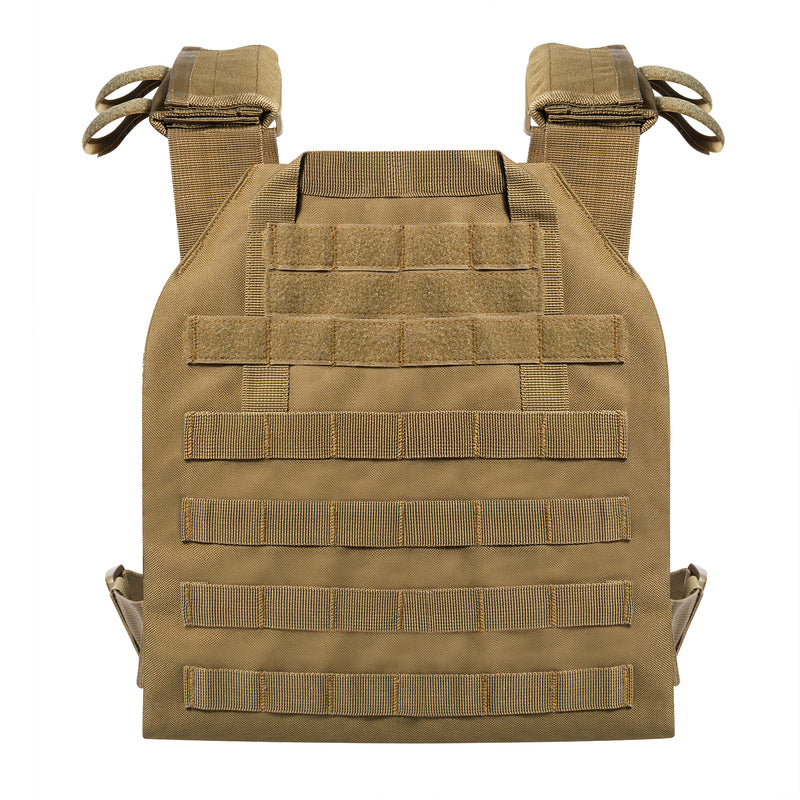 Rothco Low Profile Plate Carrier: MOLLE Vest, Max Mobility & Airflow