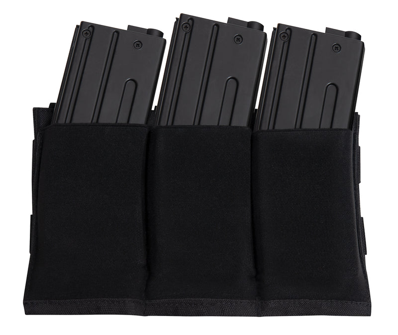 Rothco Lightweight Triple Mag Elastic Retention Pouch