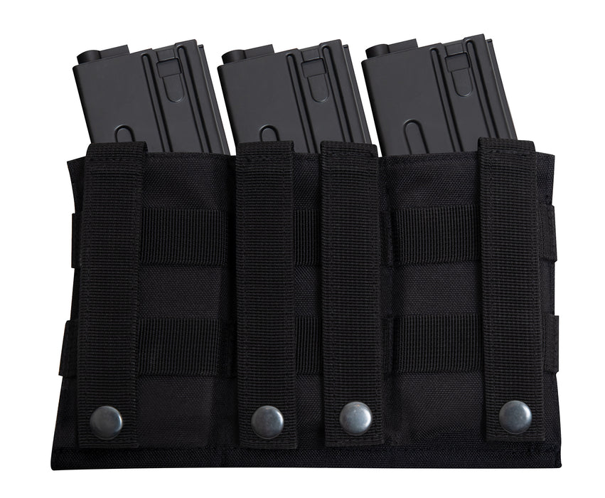 Rothco Lightweight Triple Mag Elastic Retention Pouch