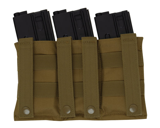 Rothco Lightweight Triple Mag Elastic Retention Pouch