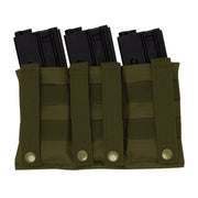 Rothco Lightweight Triple Mag Elastic Retention Pouch