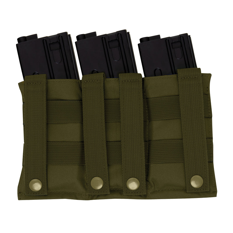 Rothco Lightweight Triple Mag Elastic Retention Pouch
