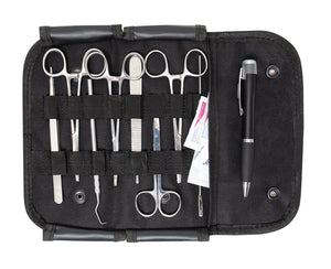 Rothco 16-Piece Surgical Kit – Stainless Steel Field Trauma Instruments