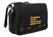 Rothco Heavyweight Canvas Classic Messenger Bag with Military Stencil