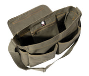 Rothco Heavyweight Canvas Classic Messenger Bag with Military Stencil