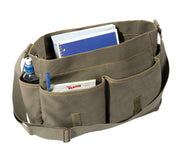 Rothco Heavyweight Canvas Classic Messenger Bag with Military Stencil