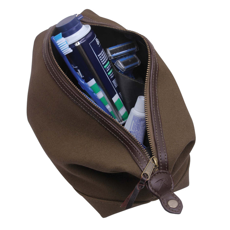 Rothco Canvas & Leather Travel Kit