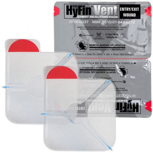 HyFin Vent Chest Seal Twin Pack – North American Rescue