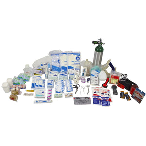 Kemp USA Medical Supply Pack H | EMS Fill Kit with Oxygen Tank