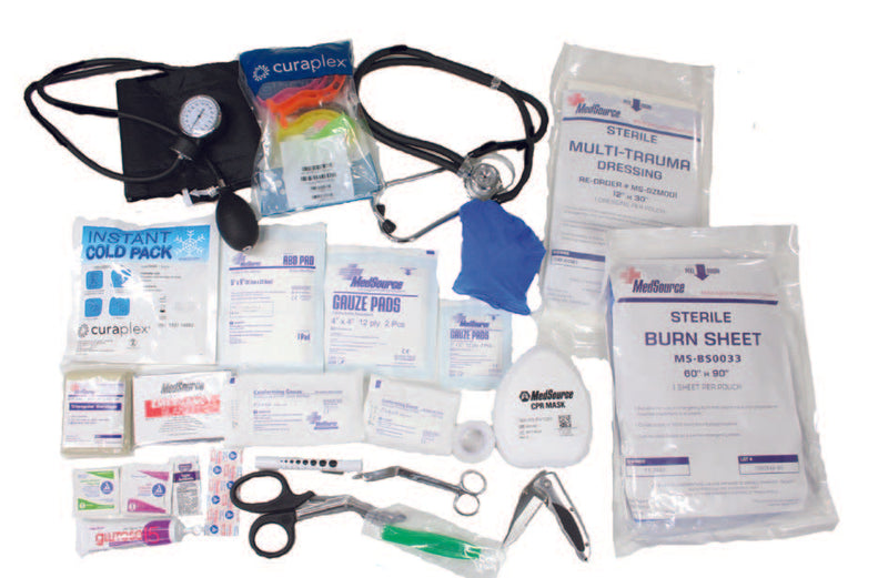 Trauma Bag Initial Stock - R&B Fabrications