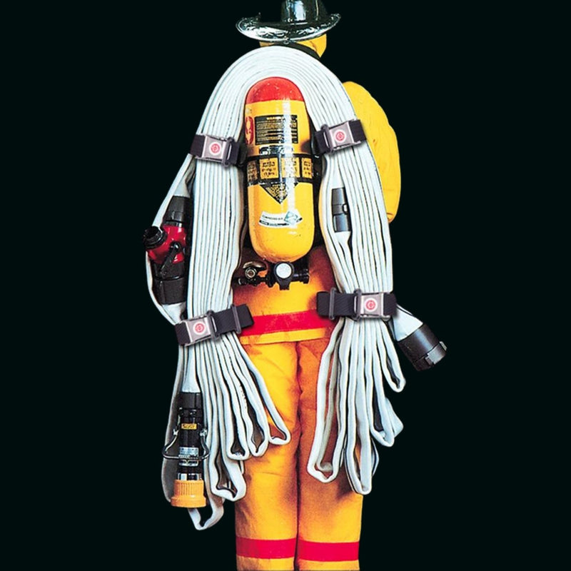 R&B Single Gripper Fire Hose Strap - Set of Four