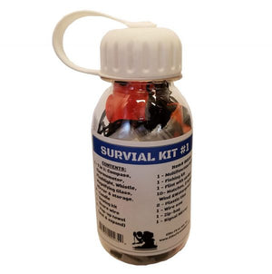 Elite First Aid Travel Survival Kit – Compact Waterproof Bottle Kit