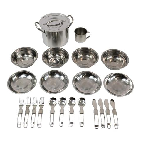 4 Person Stainless Steel Cooking Set