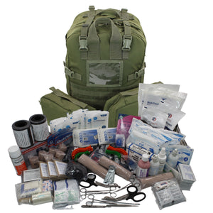Elite First Aid STOMP Medical Kit – Fully Stocked Professional Trauma Backpack